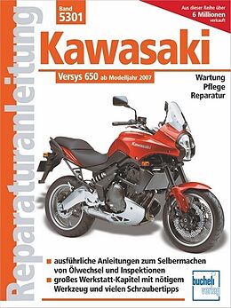 Kartonierter Einband Kawasaki Versys 650 ccm von Franz Josef Schermer