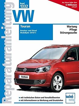 Kartonierter Einband VW Touran Modelljahr 2010/11 von 