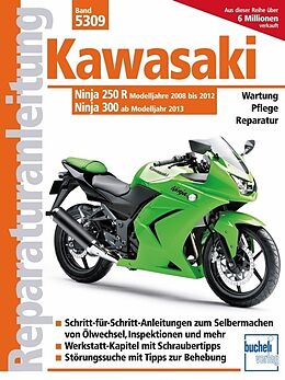 Kartonierter Einband Kawasaki Ninja 250 R (2008-2012) 300 (ab 2013) von 