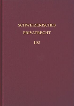 Bd. II/3: Einleitung und Personenrecht. Dritter Teilband