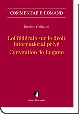 Couverture en toile de lin Loi sur le droit international privé - Convention de Lugano de Andrea Bonomi, Andrea Braconi, Andreas Bucher