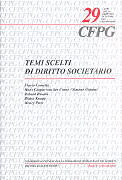 Couverture cartonnée Temi scelti di diritto societario de Flavio Cometta