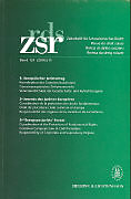 Couverture cartonnée Zeitschrift für Schweizerisches Recht / Revue de droit suisse. Bd. 124 (2005) 2 de 