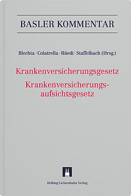 Fester Einband Krankenversicherungsgesetz Krankenversicherungsaufsichtsgesetz von Rolf Bächler, Konstantin Beck, Véronique Besson