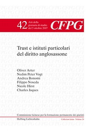 Trust e istituti particolari del diritto anglosassone