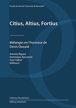 Livre Relié Citius, Altius, Fortius de 