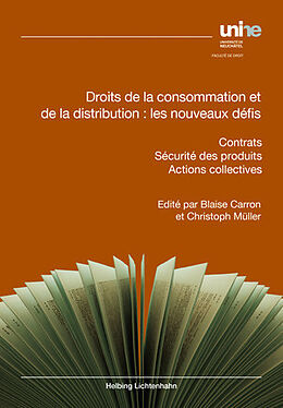 Couverture cartonnée Droits de la consommation et de la distribution: les nouveaux défis de 