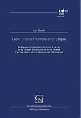 Kartonierter Einband Les droits de l'homme en pratique von Luc Gonin