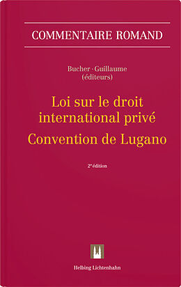 Livre Relié Loi sur le droit international privé - Convention de Lugano de Andrea Braconi, Andreas Bucher, Philippe / Gaillard, Louis Ducor