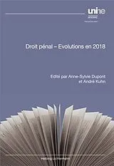 Kartonierter Einband Droit pénal - Evolutions en 2018 von 