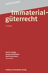 Kartonierter Einband Immaterialgüterrecht von 