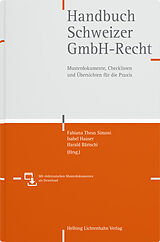 Fester Einband Handbuch Schweizer GmbH-Recht von Luzia Bachofner, Dominik Baeriswyl, Harald Bärtschi