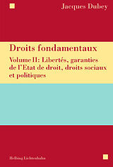 Livre Relié Droits fondamentaux Volume II de Jacques Dubey