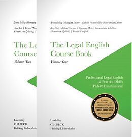 Couverture cartonnée The Legal English Course Book Volume One & Volume Two de Amy Jost, Richard Norman, Stephanie Motz