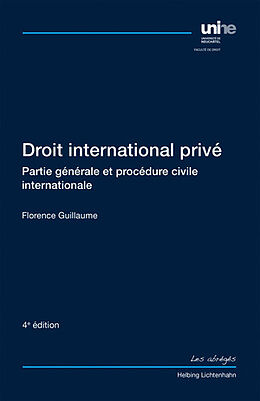 Kartonierter Einband Droit international privé von Florence Guillaume