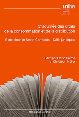 Couverture cartonnée 3e Journée des droits de la consommation et de la distribution de Dario Hug