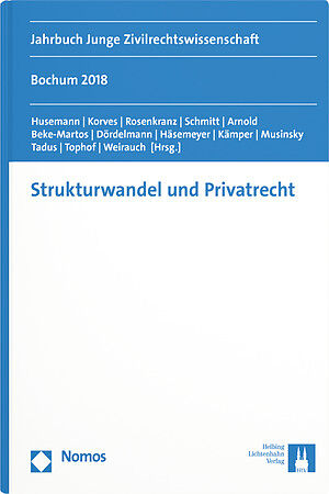 Strukturwandel und Privatrecht