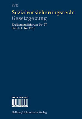 Sozialversicherungsrecht - Gesetzgebung EL 57