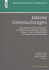 Fester Einband Interne Untersuchungen von Claudio Bazzani, Jonathon E. Boroski, Oliver M. Brupbacher