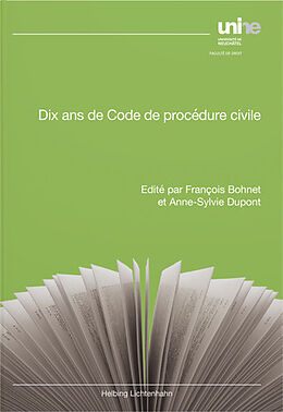 Couverture cartonnée Dix ans de Code de procédure civile de 