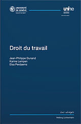 Livre Relié Droit du travail de Jean-Philippe; Lempen, Karine Dunand