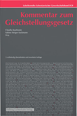 Kommentar zum Gleichstellungsgesetz