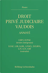 Livre Relié Droit privé judiciaire vaudois annoté de Denis Piotet