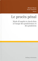 Livre Relié Le procès pénal de Dina Bazarbachi, Cynthia Beauverd, Fabio / Bernasconi, Paolo Benoit