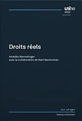Kartonierter Einband Droits réels von Amédéo Wermelinger