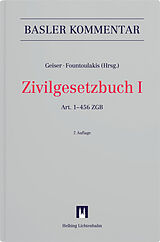 Fester Einband Zivilgesetzbuch I von Regina Aebi-Müller, Kurt Affolter, Stefanie Althaus