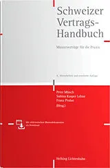 Fester Einband Schweizer Vertragshandbuch von Manuel Arroyo, Valentina Balaj, Urs Bänziger