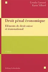 Fester Einband Droit pénal économique von Ursula Cassani, Katia Villard