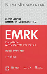 Fester Einband EMRK Europäische Menschenrechtskonvention von 