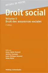 Kartonierter Einband Droit social - Volume II von 