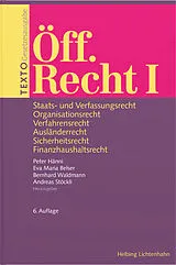 Kartonierter Einband TEXTO Öff. Recht I von 
