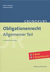 Paperback Grundkurs Obligationenrecht Allgemeiner Teil von Ernst A. Kramer, Thomas Probst