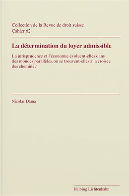 Couverture cartonnée La détermination du loyer admissible de Nicolas Daïna