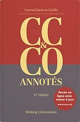 Fester Einband Code civil et Code des obligations annotés (CC & CO): simili + accès von Blaise; Gauron-Carlin, Sabrina Carron