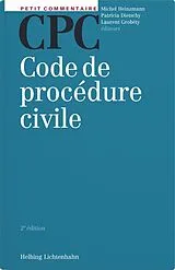 Fester Einband Petit commentaire CPC von Stéphane Abbet, Delphine Aeschlimann-Disler, Françoise Bastons-Bulletti
