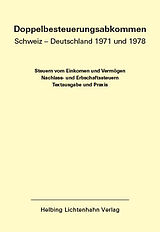 Loseblatt Doppelbesteuerungsabkommen Schweiz  Deutschland 1971 und 1978 EL 61 von 