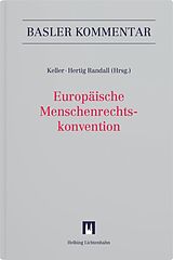 Fester Einband Europäische Menschenrechtskonvention (EMRK) von Anna Begemann, Arthur Brunner, Johanna Bücker