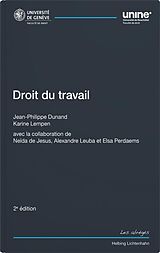 Livre Relié Droit du travail de Jean-Philippe; Lempen, Karine Dunand