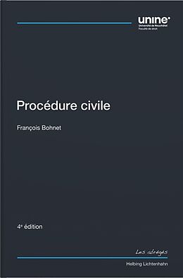 Kartonierter Einband Procédure civile von François Bohnet