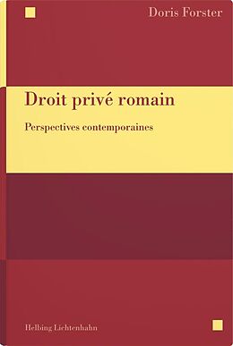 Fester Einband Droit privé romain von Doris Forster