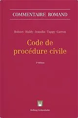 Fester Einband Code de procédure civile (CPC) von François Bohnet, Jacques Haldy, Nicolas Jeandin