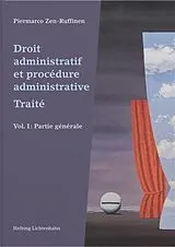 Kartonierter Einband Droit administratif et procédure administrative von Piermarco Zen-Ruffinen