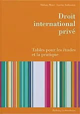 Kartonierter Einband Droit international privé von Niklaus Meier, Lorène Anthonioz