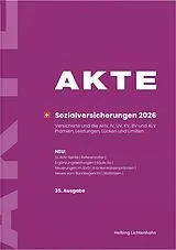 Kartonierter Einband AKTE Sozialversicherungen 2026 von Rudolf Keiser