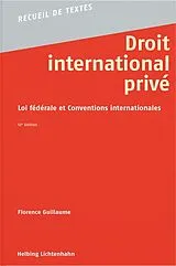 Kartonierter Einband Droit international privé von 