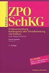 Kartonierter Einband TEXTO ZPO/SchKG von